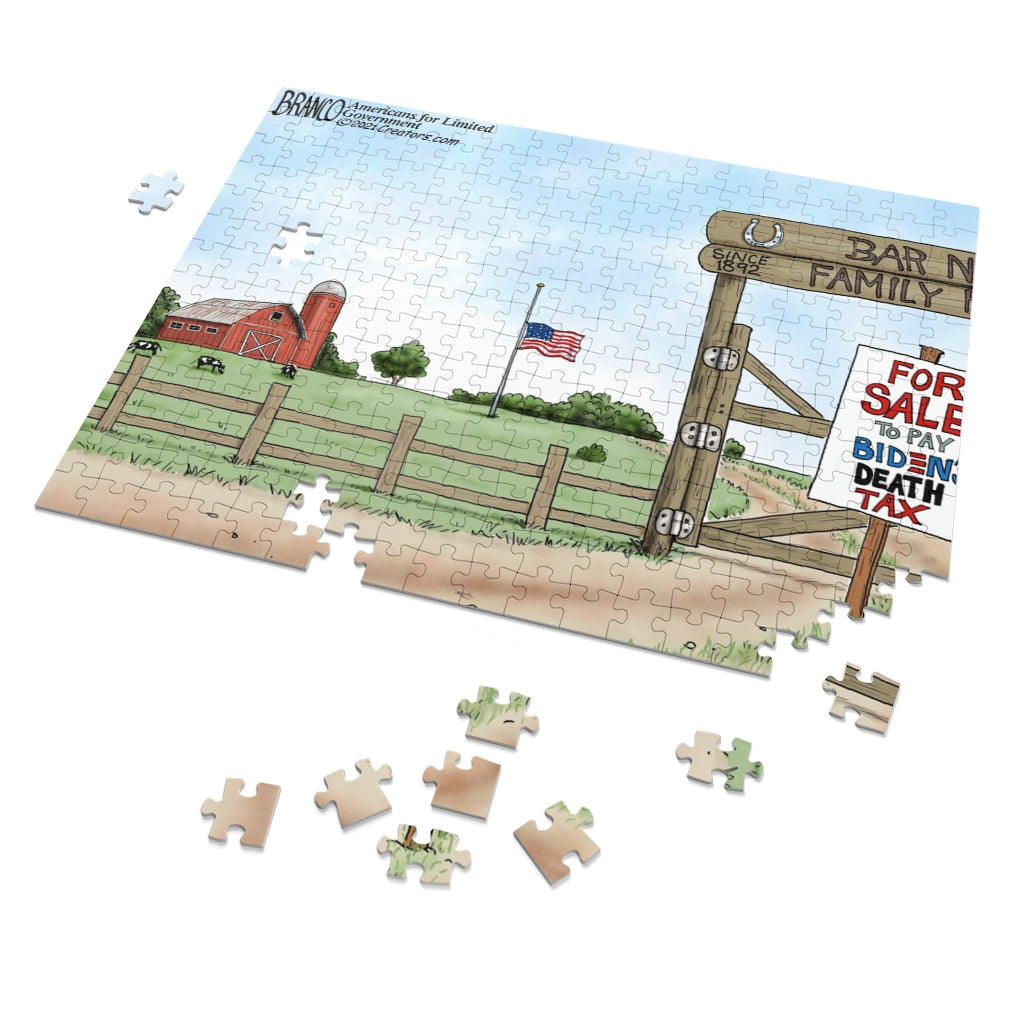 Biden Death Tax Puzzle (252, 500, 1000-Piece) - ALG Merch Store