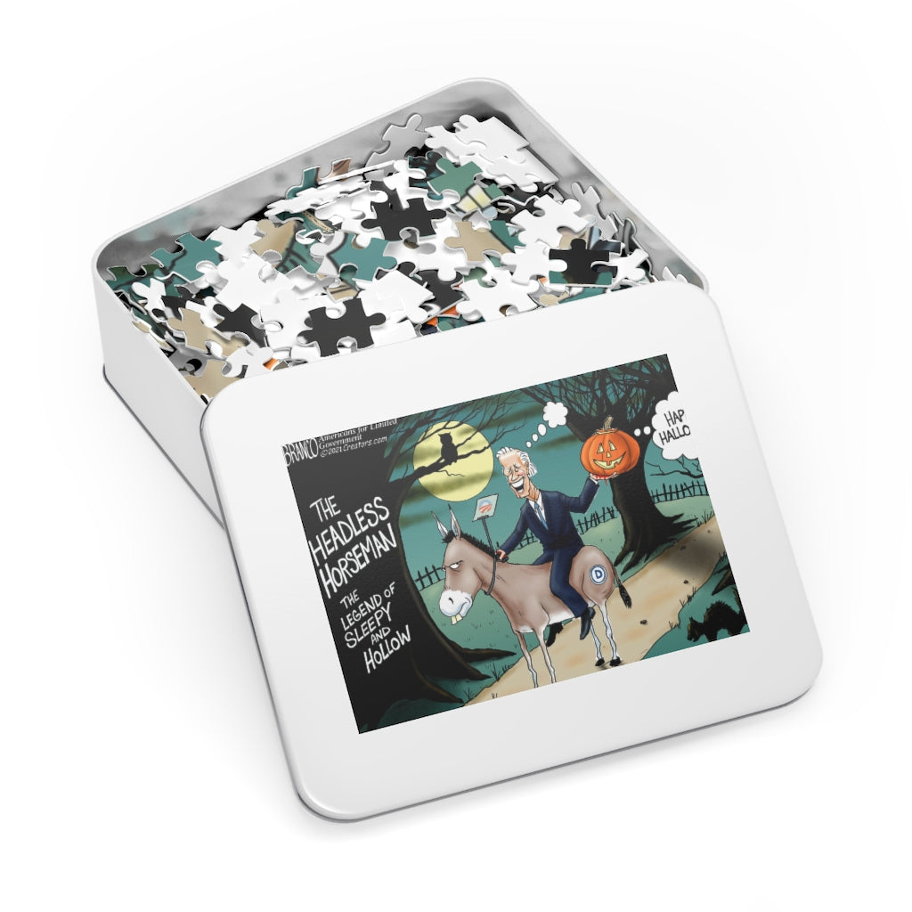 Sleepy and Hollow Joe Jigsaw Puzzle (252, 500, 1000-Piece) - ALG Merch Store