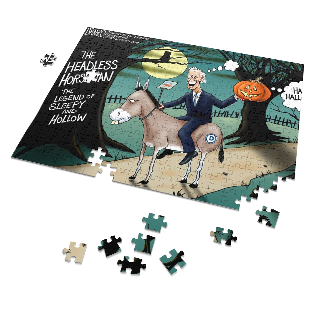 Sleepy and Hollow Joe Jigsaw Puzzle (252, 500, 1000-Piece) - ALG Merch Store